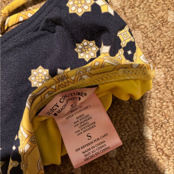 Vintage Juicy Couture Bikini Set with gold hardware - Picture 3 of 3